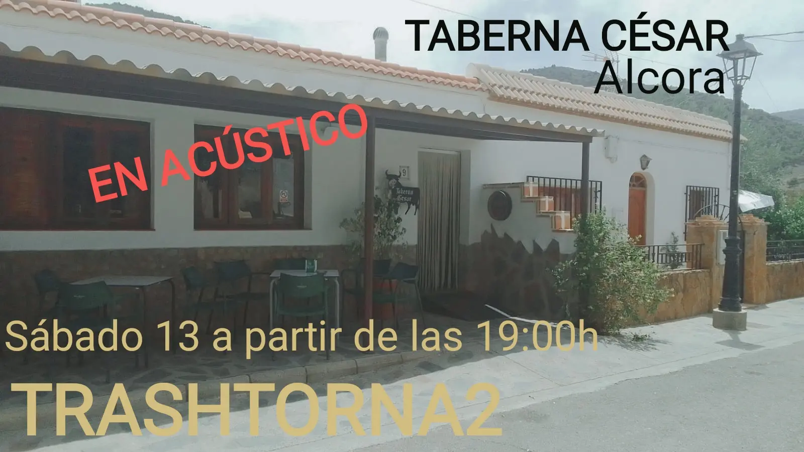 Cartel del concierto