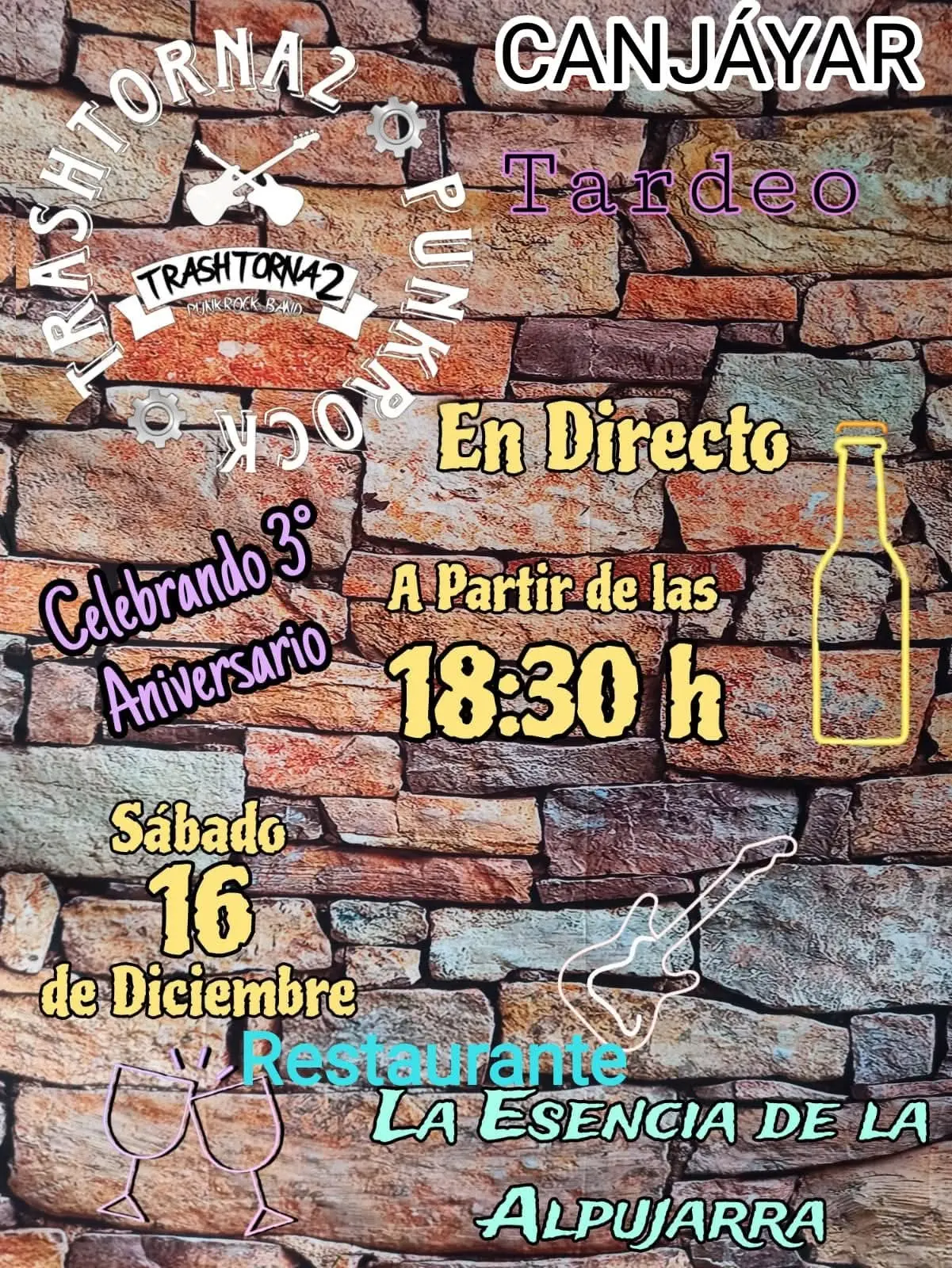 Cartel del concierto