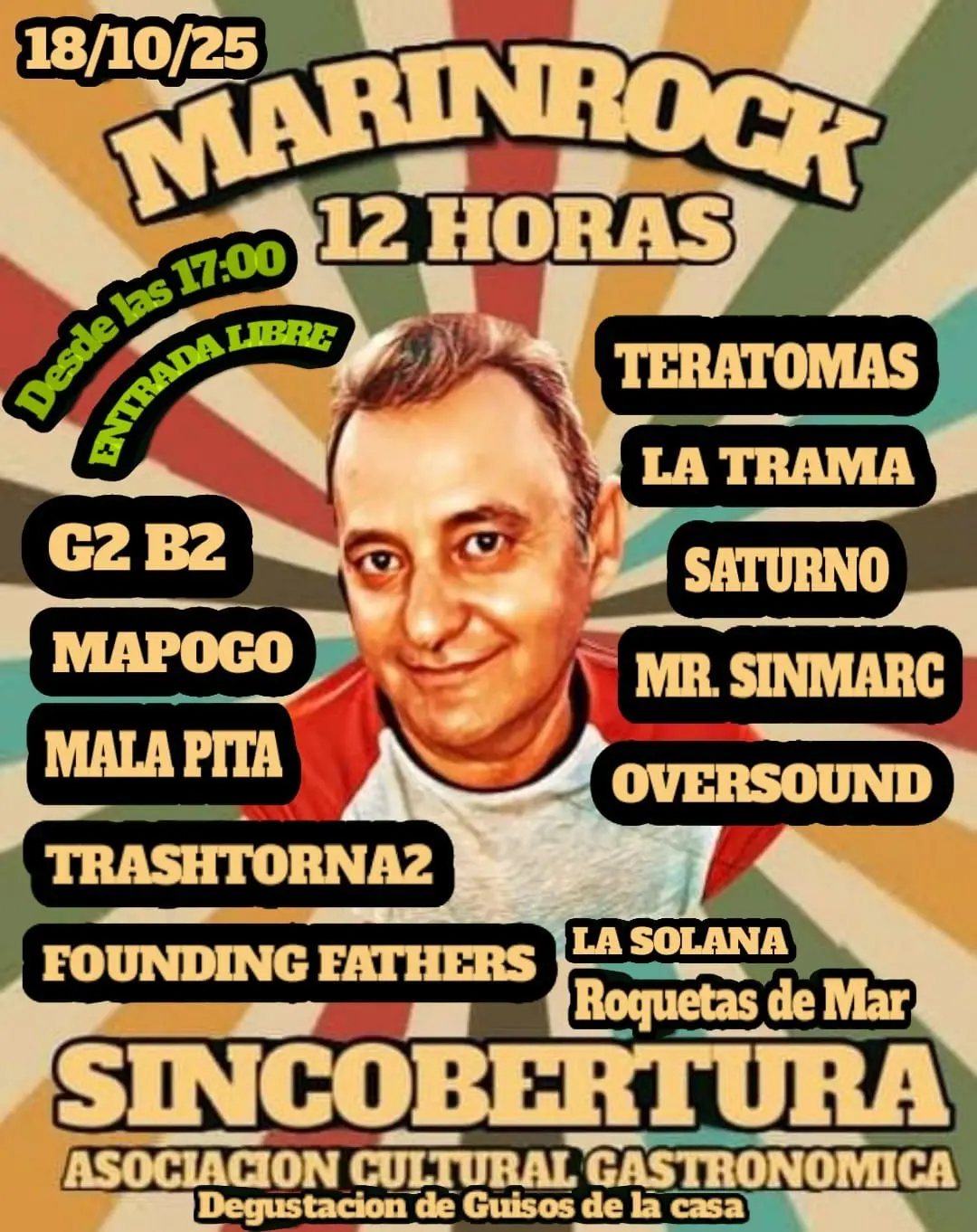 Cartel del concierto