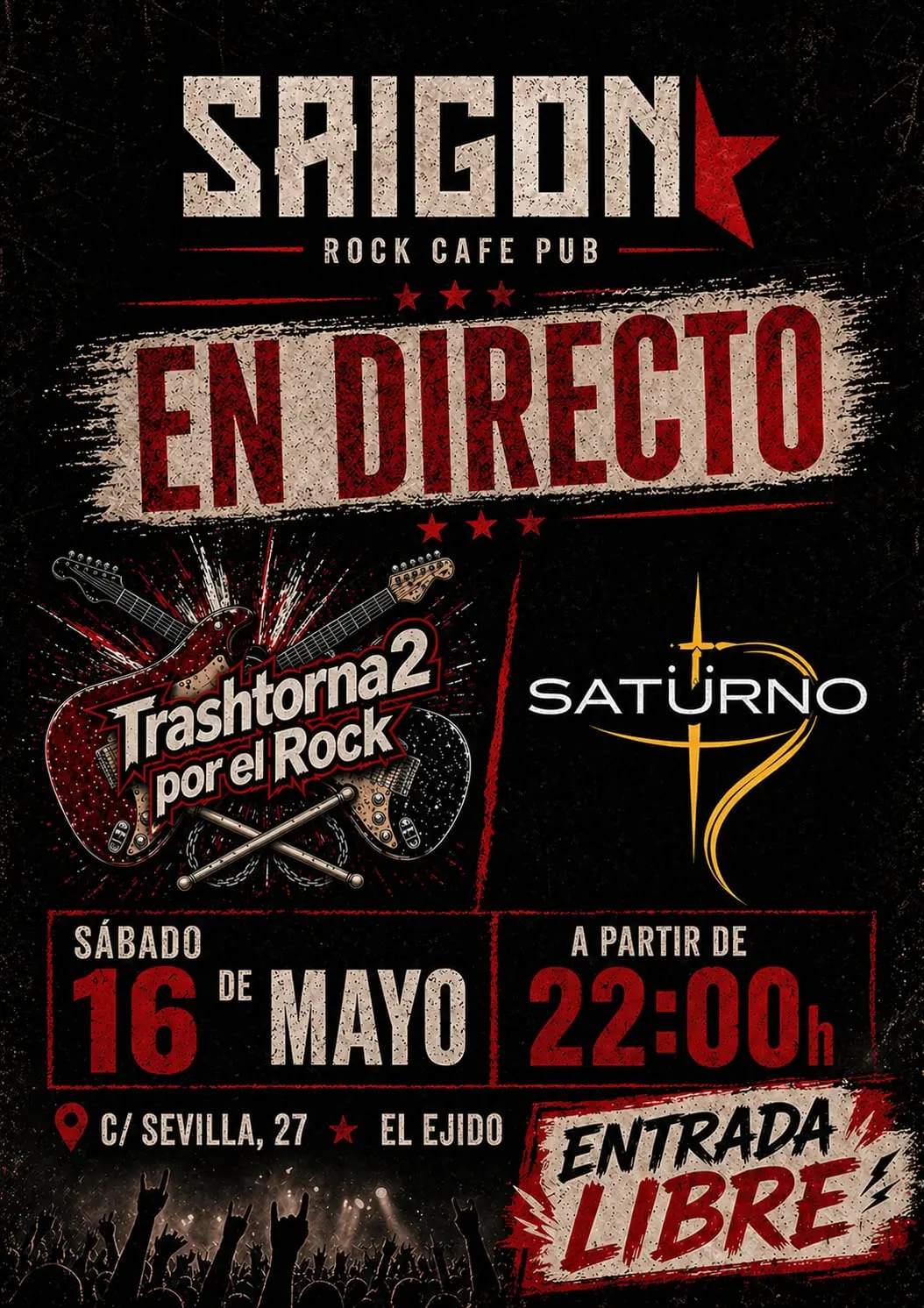 Cartel del concierto